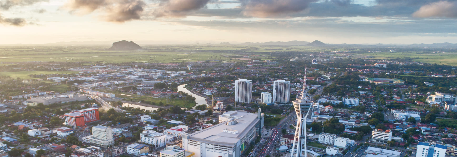 aerial view of kedah