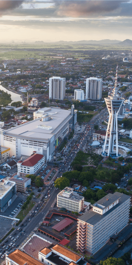 aerial view of kedah